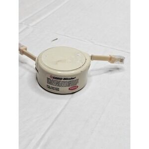 Vintage CORD-Minder Telephone Line Cord Retractor by Presco Beige